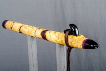 Yellow Cedar Burl Native American Flute, Minor, Low E-4, #N28I (2)
